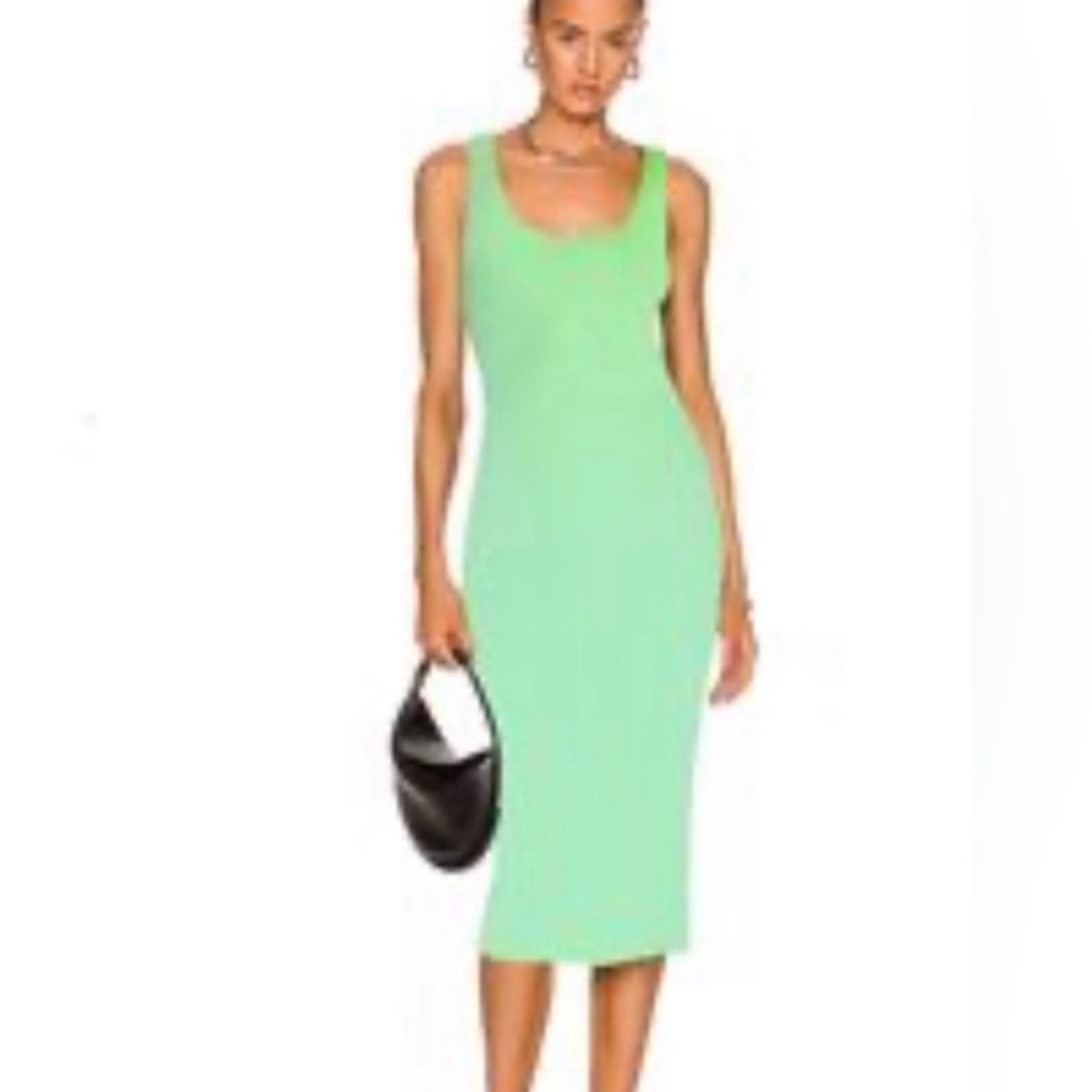 Cotton Citizen Ibiza Womens Ombre Ribbed Midi Dress